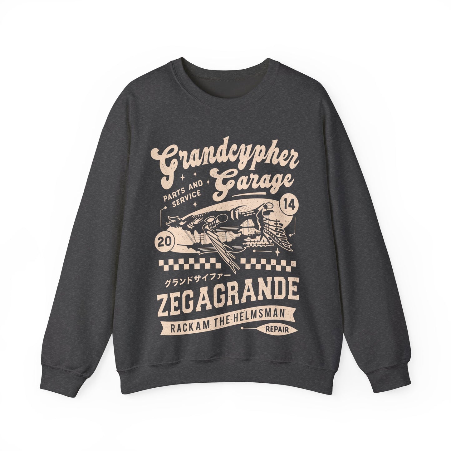 Zegagrande Garage Unisex Crewneck Sweatshirt