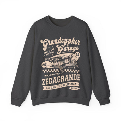Zegagrande Garage Unisex Crewneck Sweatshirt