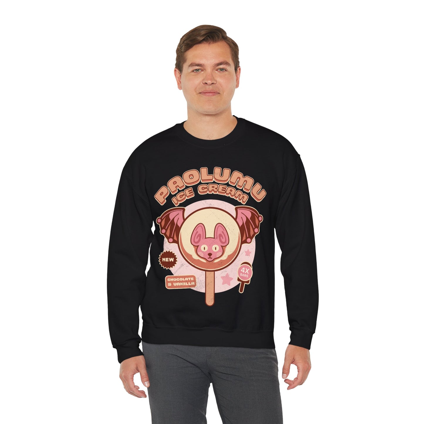 Paolumu Ice Cream Unisex Crewneck Sweatshirt