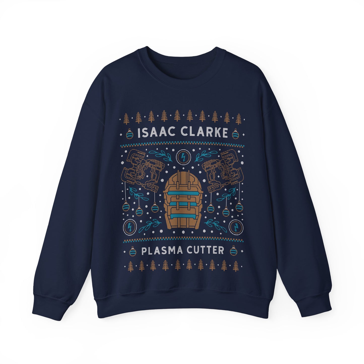 Isaac Clarke Ugly Sweater Unisex Crewneck Sweatshirt
