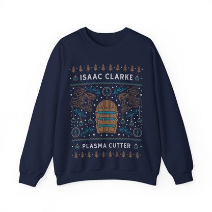 Isaac Clarke Ugly Sweater Unisex Crewneck Sweatshirt