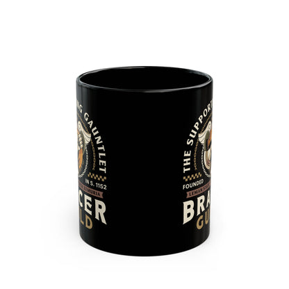 Bracers Guild Leman Crest Black Mug