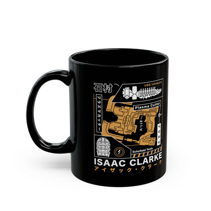 Isaac Clarke Aesthetic Black Mug