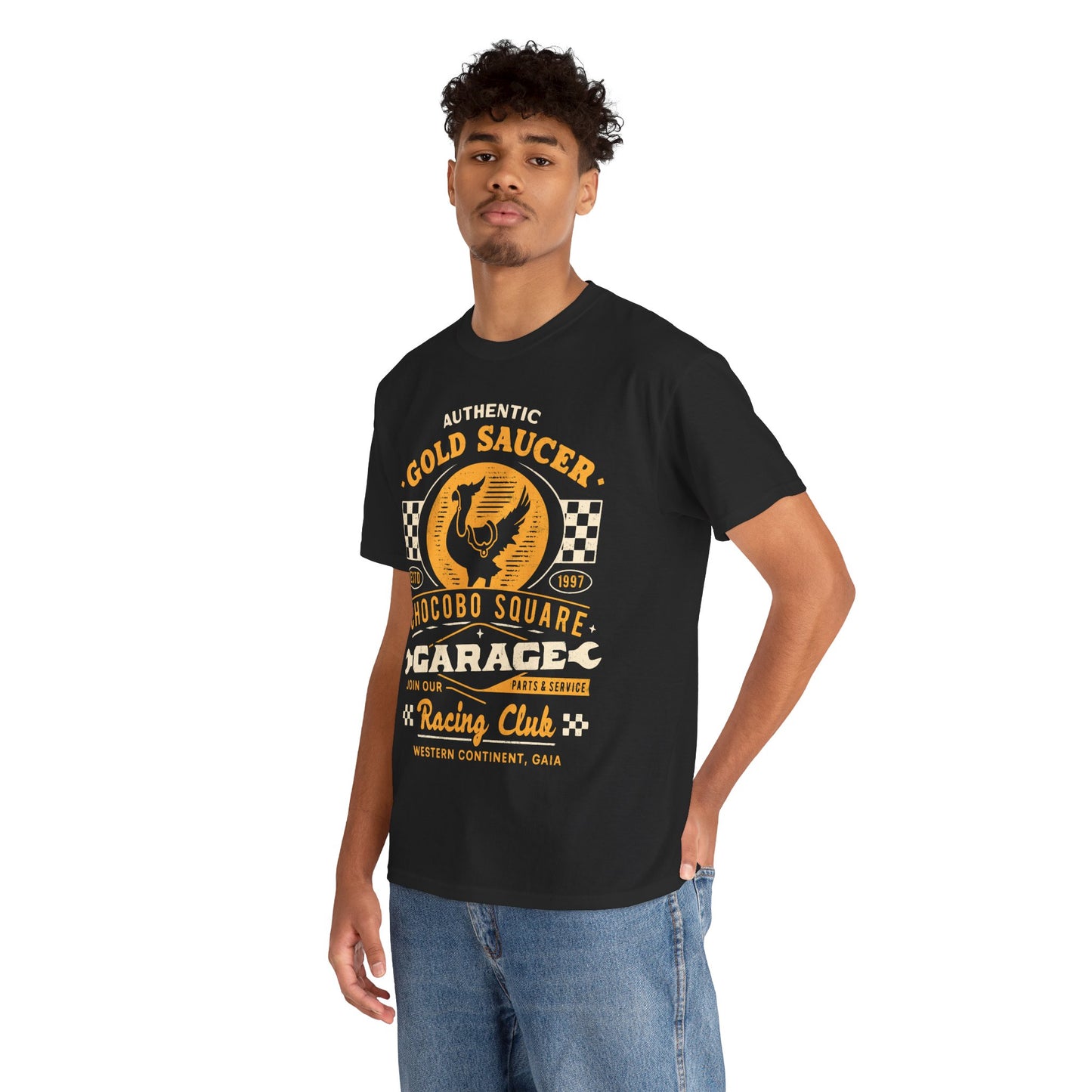 Gold Saucer Garage Vintage Unisex T-Shirt