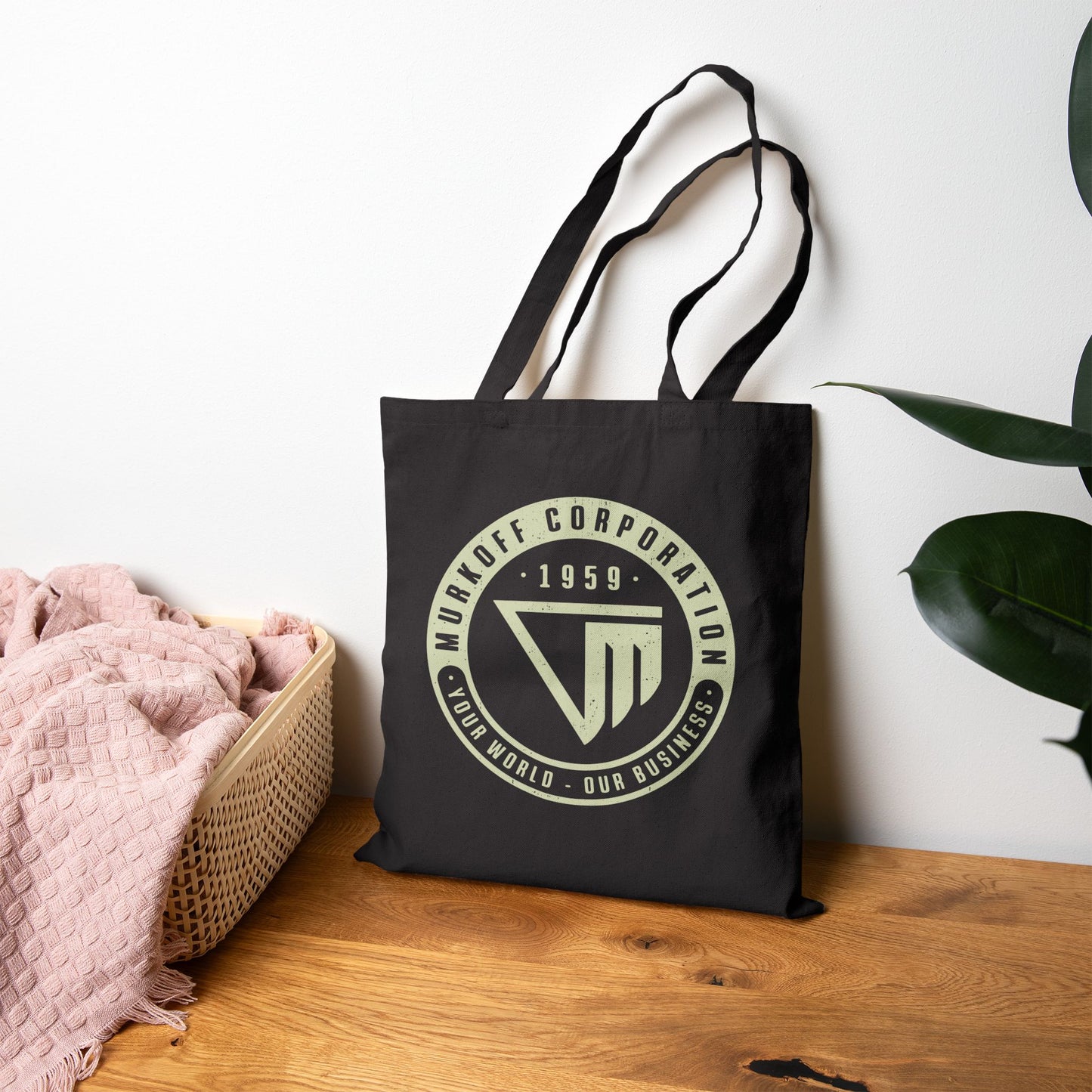 Murkoff Corporation Emblem Cotton Canvas Tote Bag