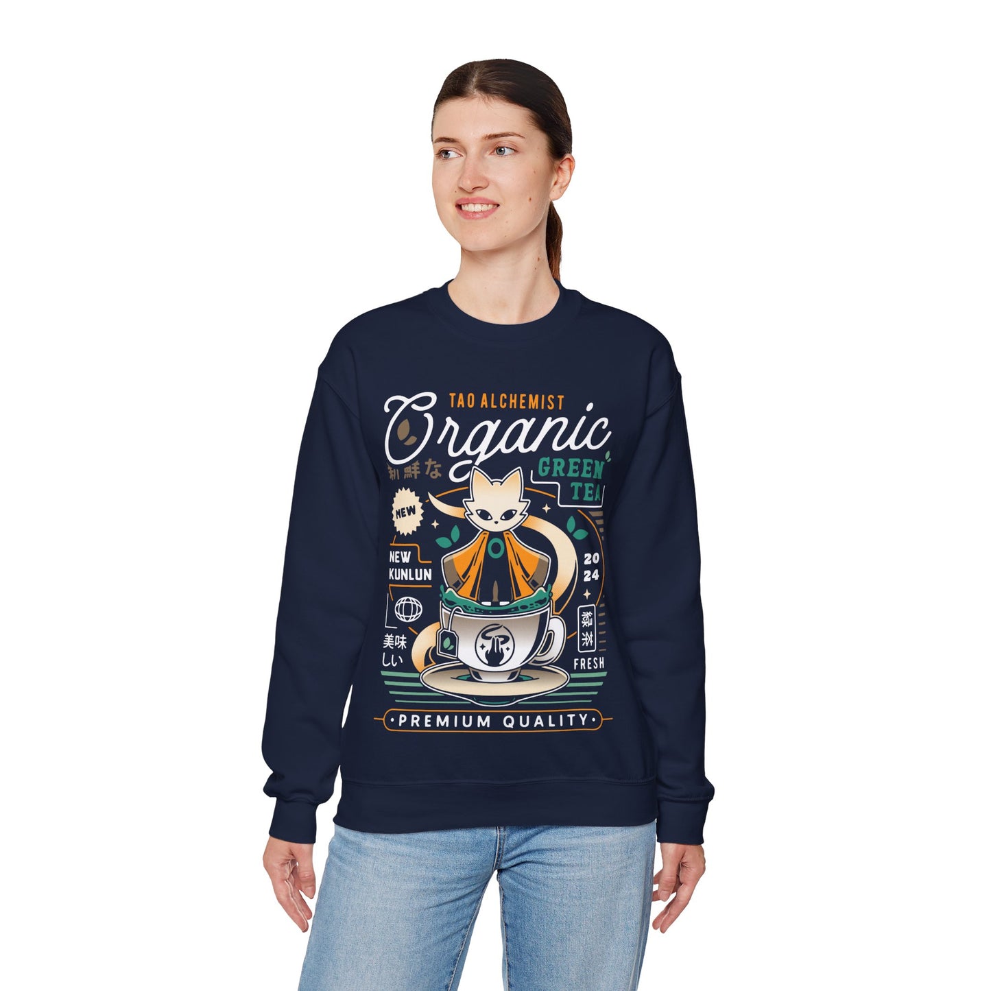 Mysterious Alchemist Green Tea Unisex Crewneck Sweatshirt