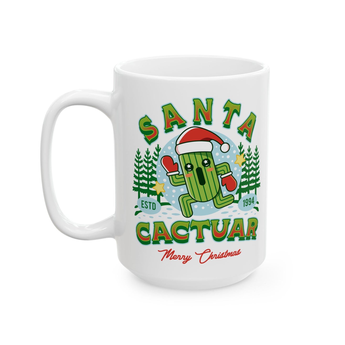 Santa Cactuar Ceramic Mug