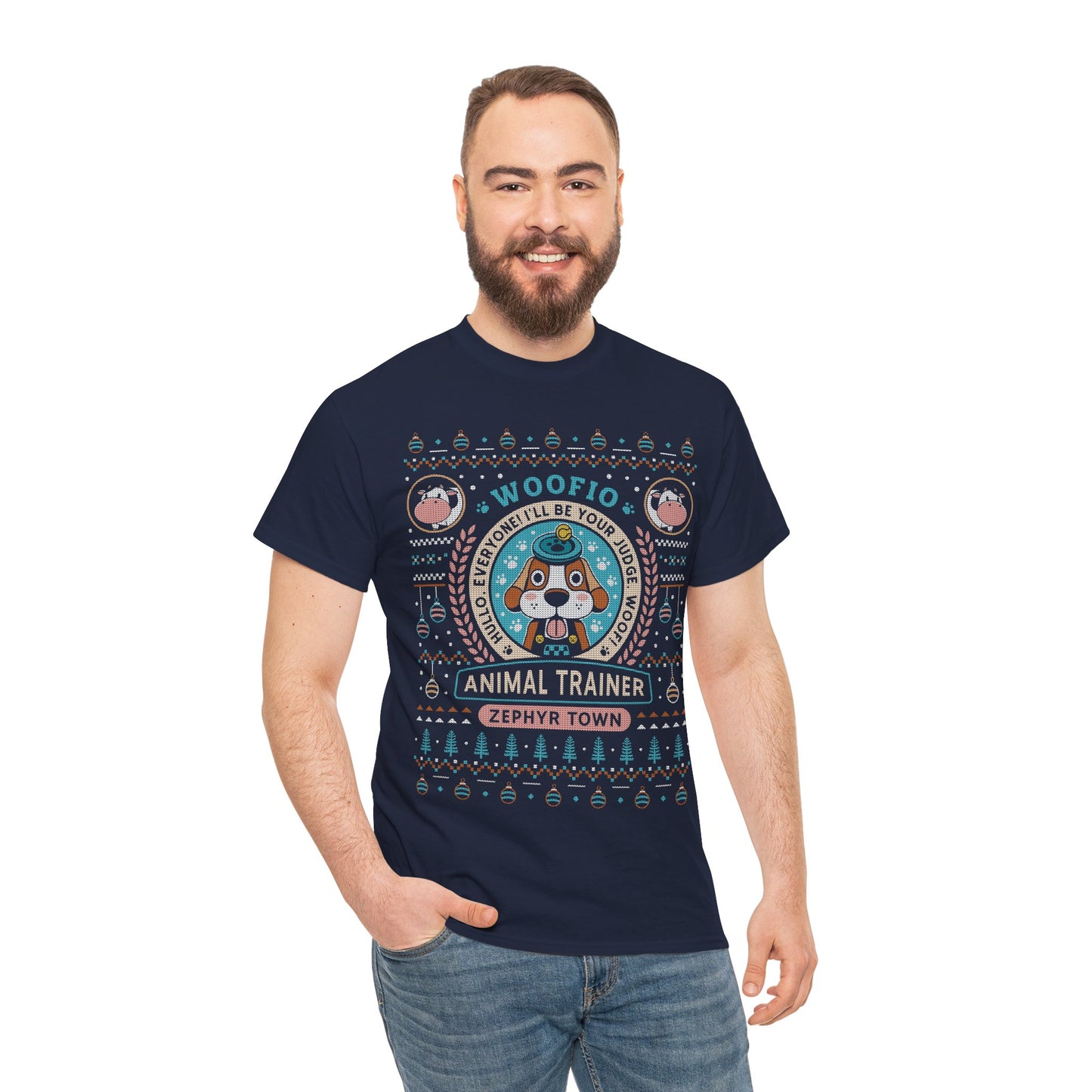 Woofio Zephyr Town Ugly Sweater Unisex T-Shirt