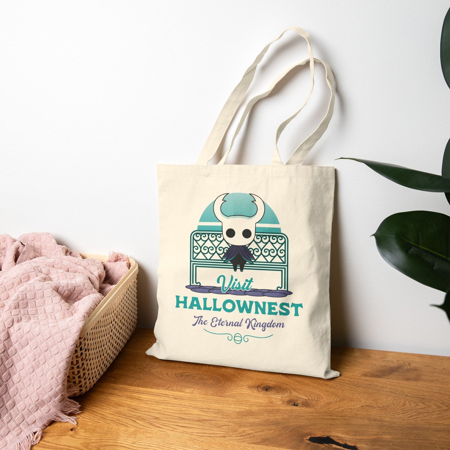 Visit Hallownest Emblem Canvas Tote Bag