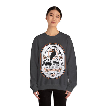 Fang and X Clinic Crest Crewneck Sweatshirt