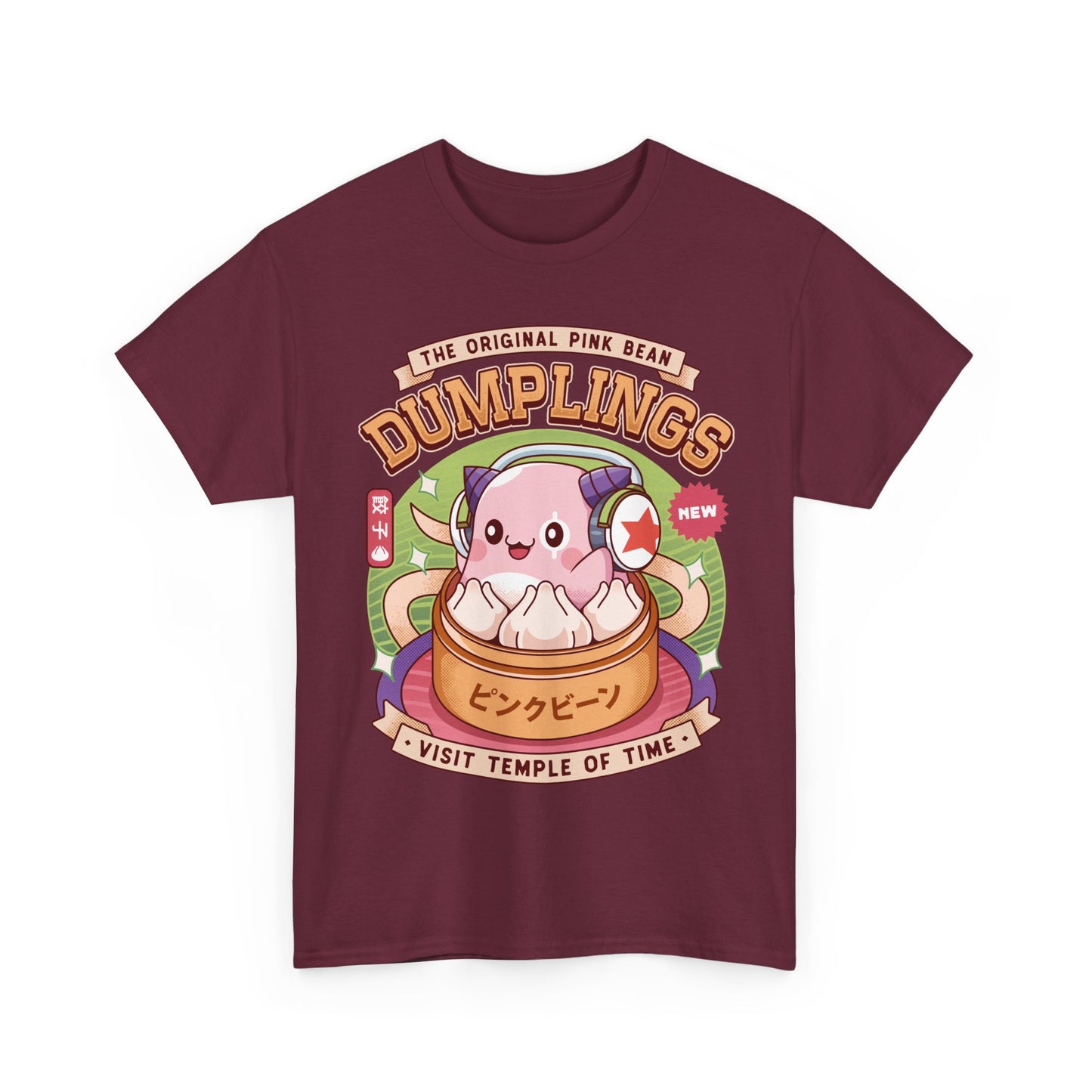Pink Bean Dumplings Vintage Unisex T-Shirt