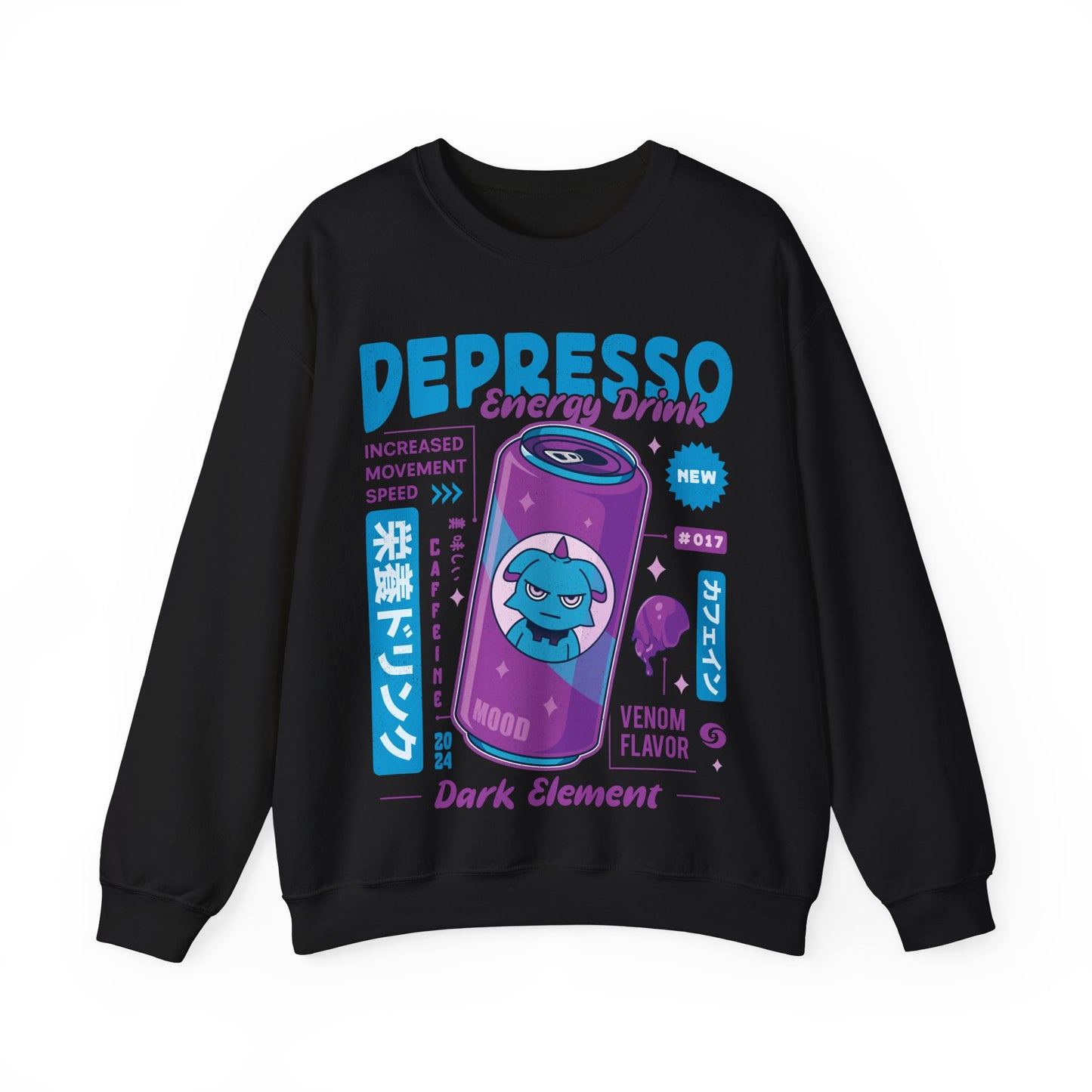 Depresso Energy Drink Unisex Crewneck Sweatshirt