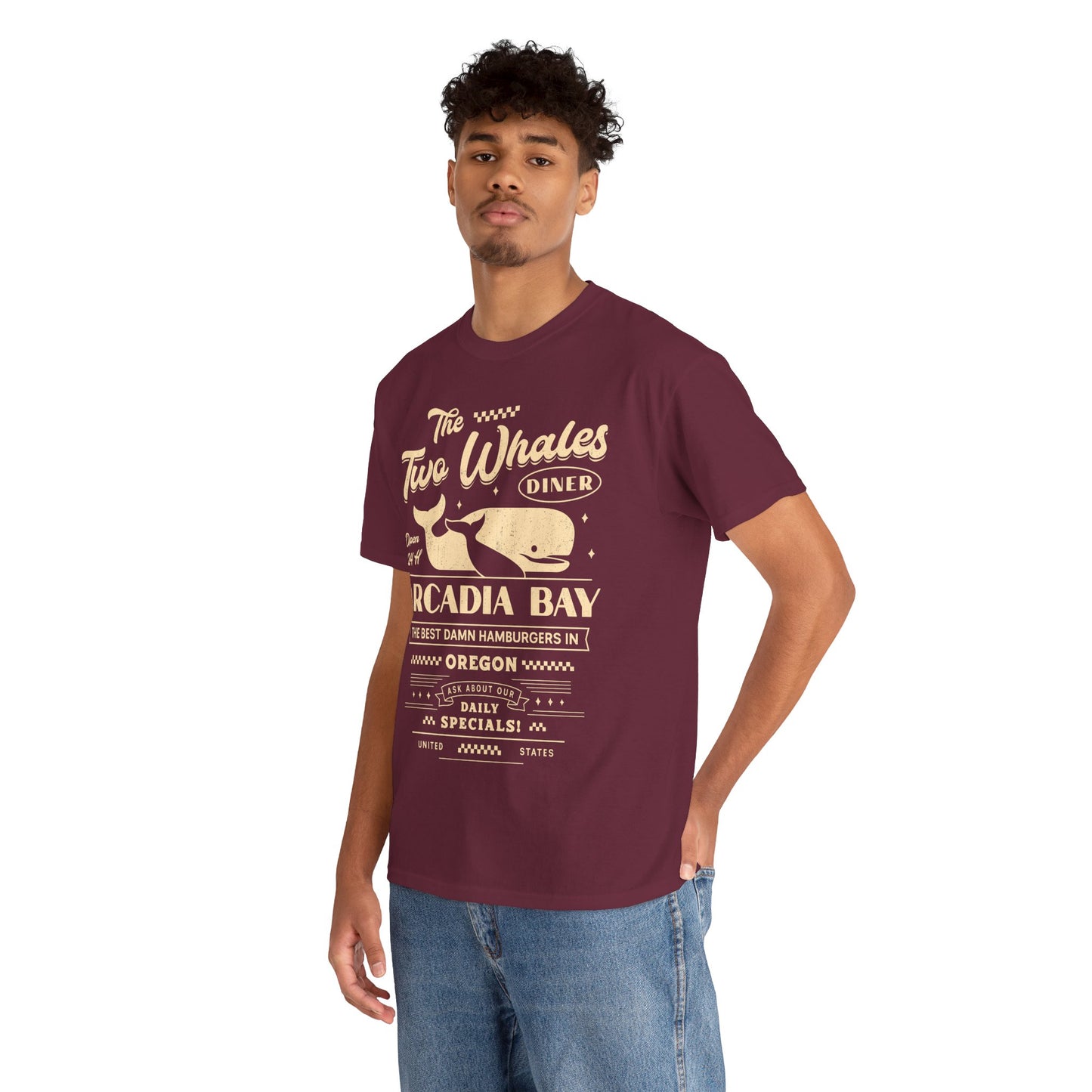 The Two Whales Diner Emblem Unisex T-Shirt