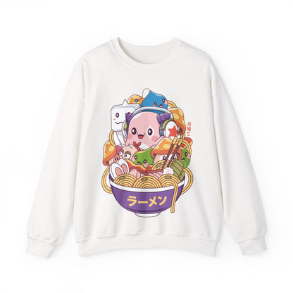 Maple World Monsters Ramen Unisex Crewneck Sweatshirt