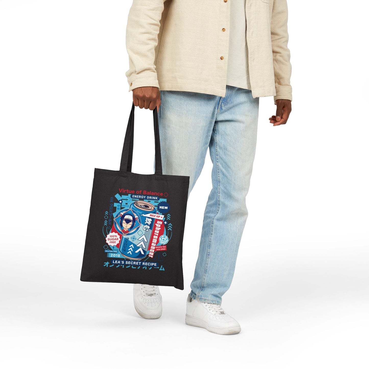 True Spheromancer Energy Drink Canvas Tote Bag
