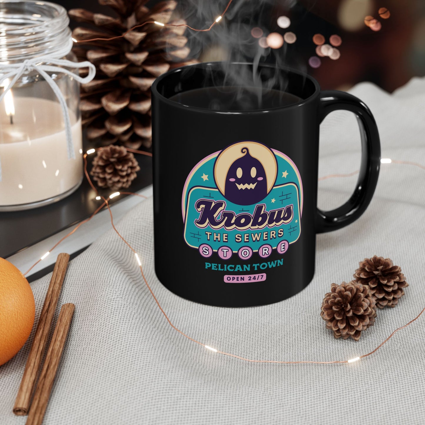Krobus The Sewers Merchant Black Mug