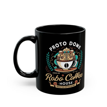 Proto Dome Robo Coffee Crest Black Mug