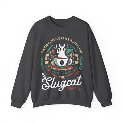 Slugcat Coffee Emblem Unisex Crewneck Sweatshirt