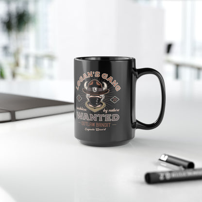The Eufaula Desert Bandit Black Mug