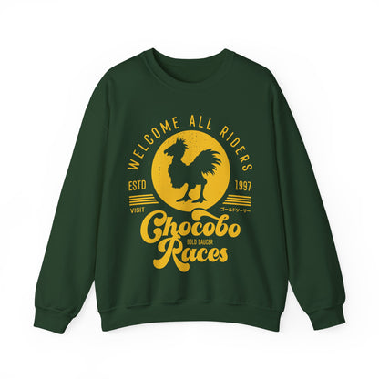 Chocobo Races Crest Unisex Crewneck Sweatshirt