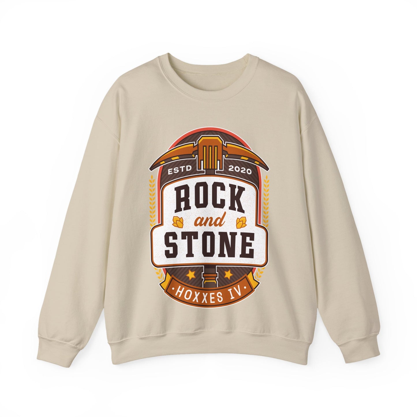 Rock And Stone Emblem Unisex Crewneck Sweatshirt