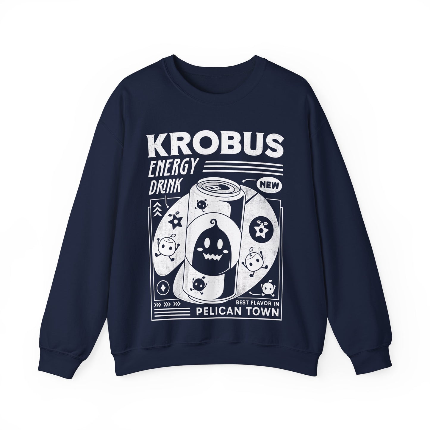 Krobus Energy Drink Grunge Unisex Crewneck Sweatshirt