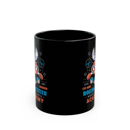 Rolling Cutter Academy Black Mug