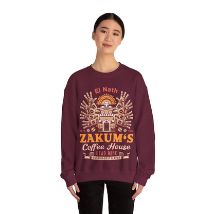 Zakum Coffee Emblem Unisex Crewneck Sweatshirt