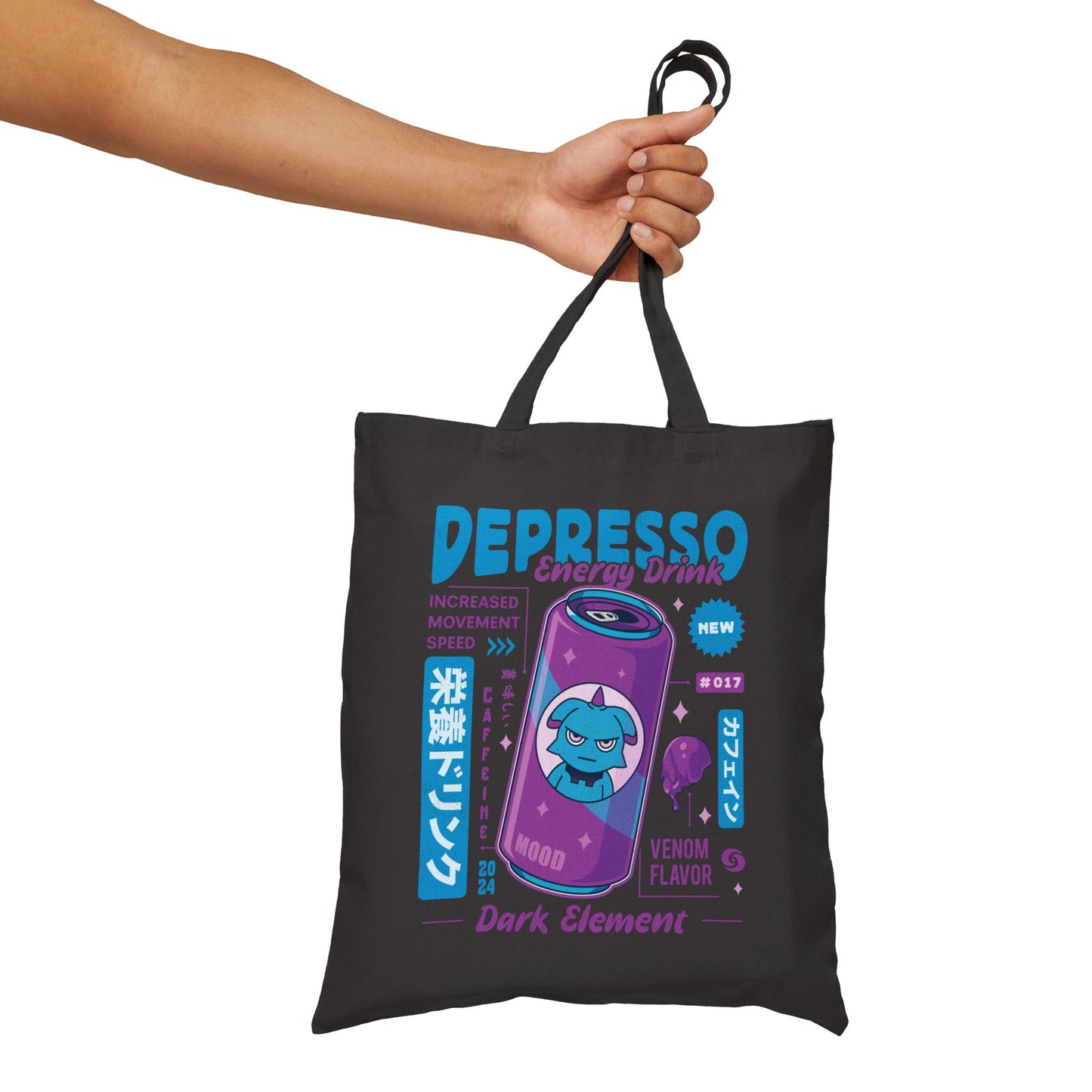 Depresso Energy Drink Canvas Tote Bag