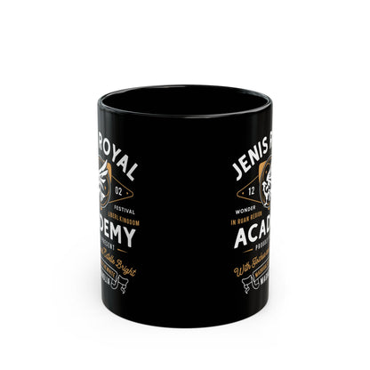 Jenis Royal Academy Emblem Black Mug