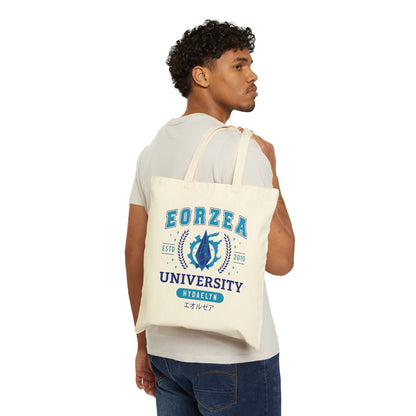 Eorzea University Cotton Canvas Tote Bag