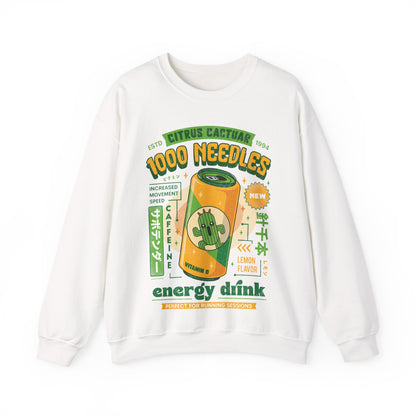 Cactuar Energy Drink Unisex Crewneck Sweatshirt