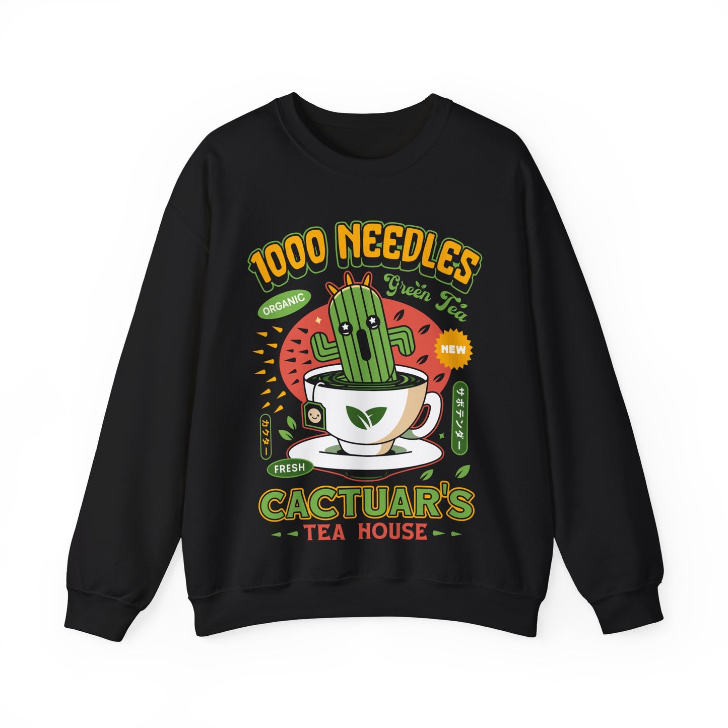 Cactuar Green Tea Emblem Crewneck Sweatshirt