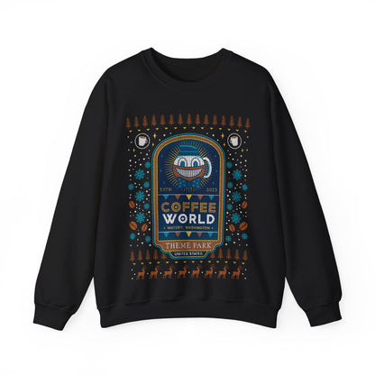 Watery Coffee World Ugly Sweater Unisex Crewneck Sweatshirt