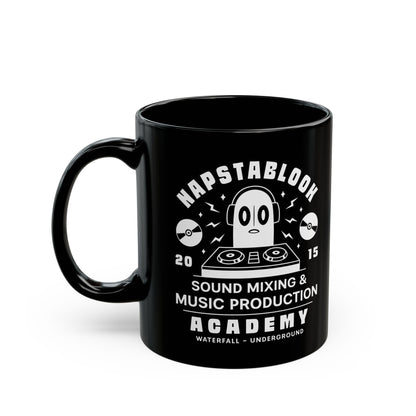 Napstablook Sound Mixing Emblem Black Mug