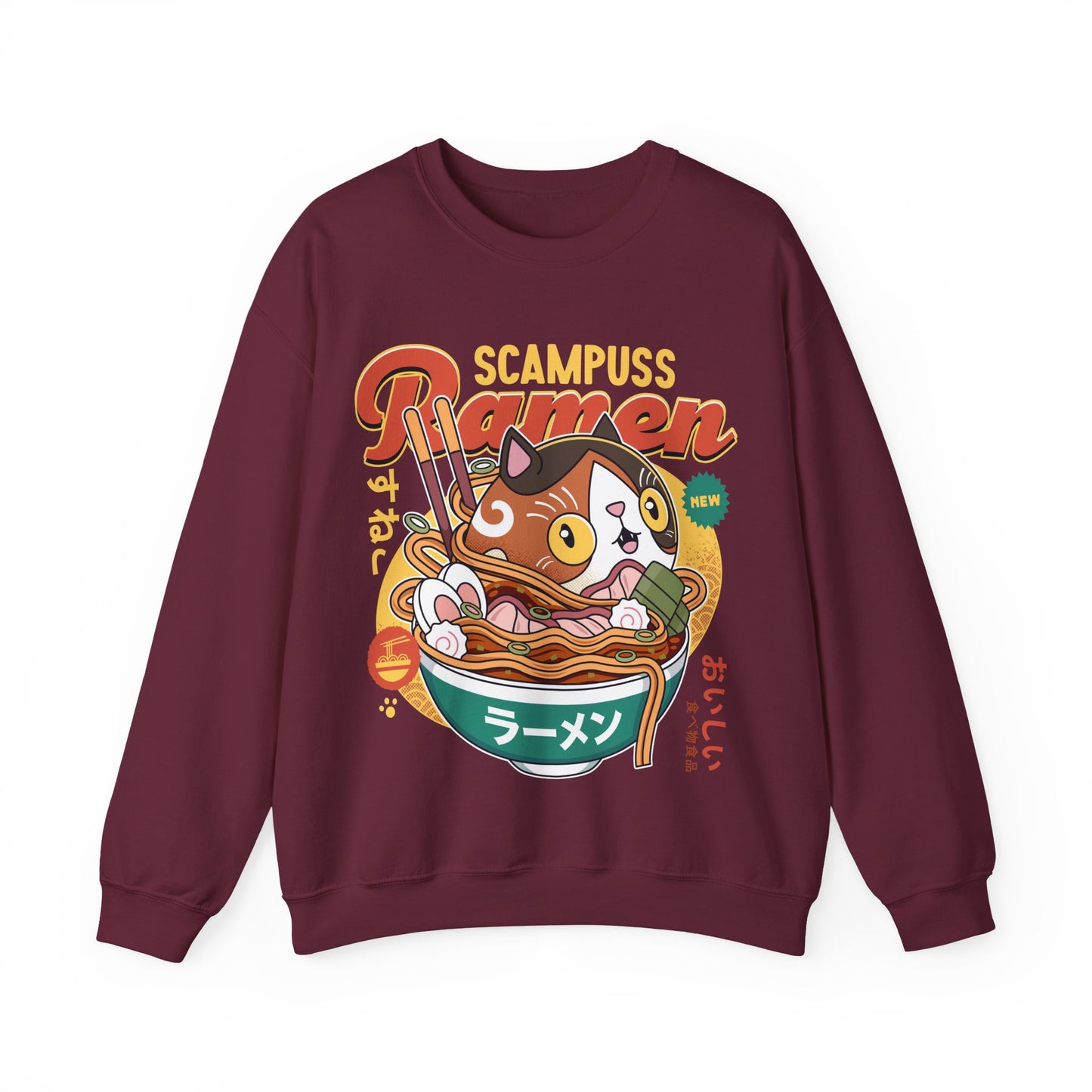 Scampuss Ramen Unisex Crewneck Sweatshirt
