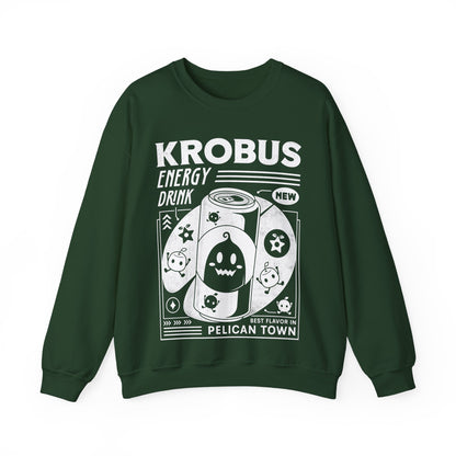 Krobus Energy Drink Grunge Unisex Crewneck Sweatshirt