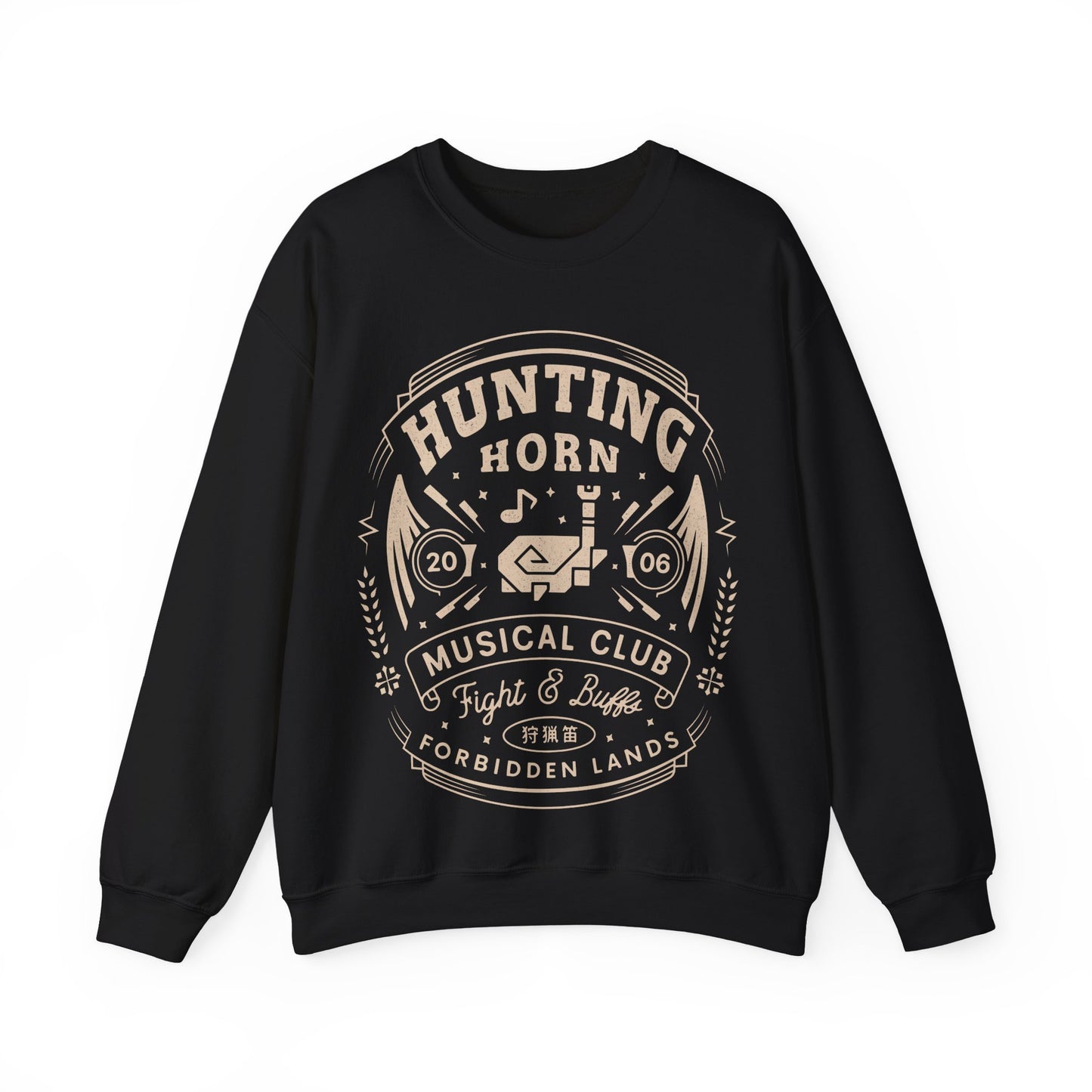 Hunting Horn Musical Club Unisex Crewneck Sweatshirt