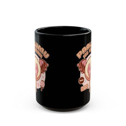 Paolumu Ice Cream Black Mug