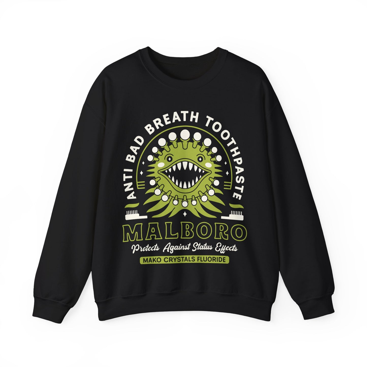 Malboro Toothpaste Emblem Unisex Crewneck Sweatshirt