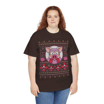 Evil Pigs Ugly Sweater Unisex T-Shirt