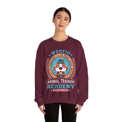 Woofio Zephyr Town Academy Unisex Crewneck Sweatshirt