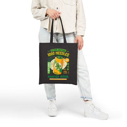 Cactuar Energy Drink Cotton Canvas Tote Bag