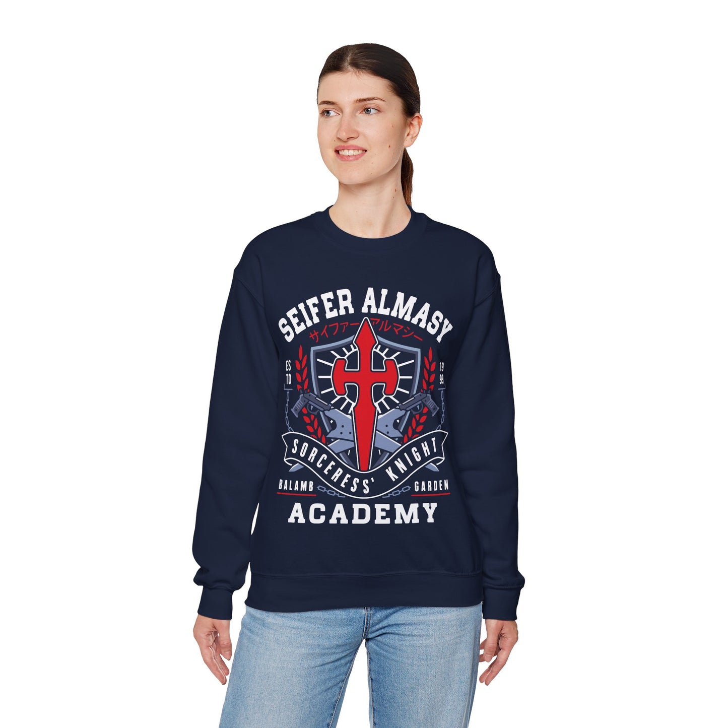 Seifer Almasy Academy Emblem Crewneck Sweatshirt