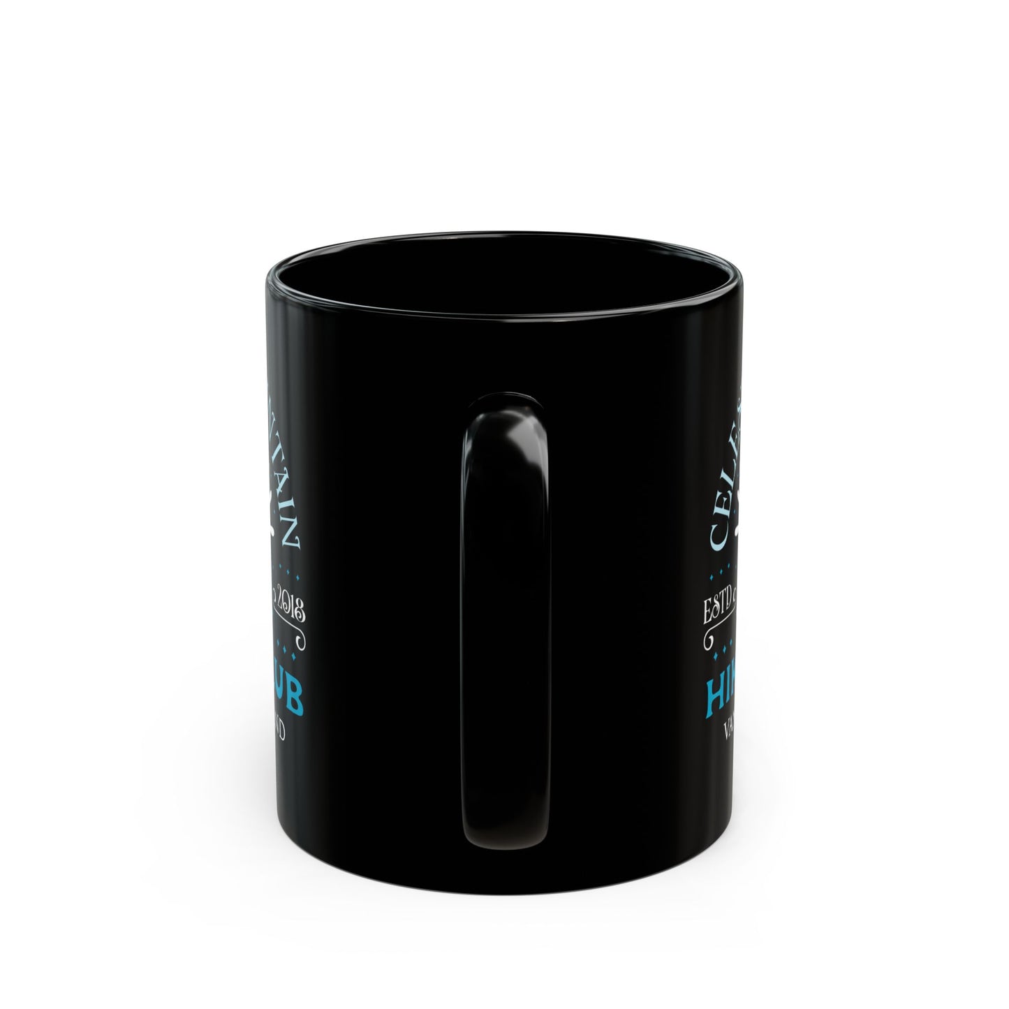 Celeste Mountain Hiking Club Black Mug