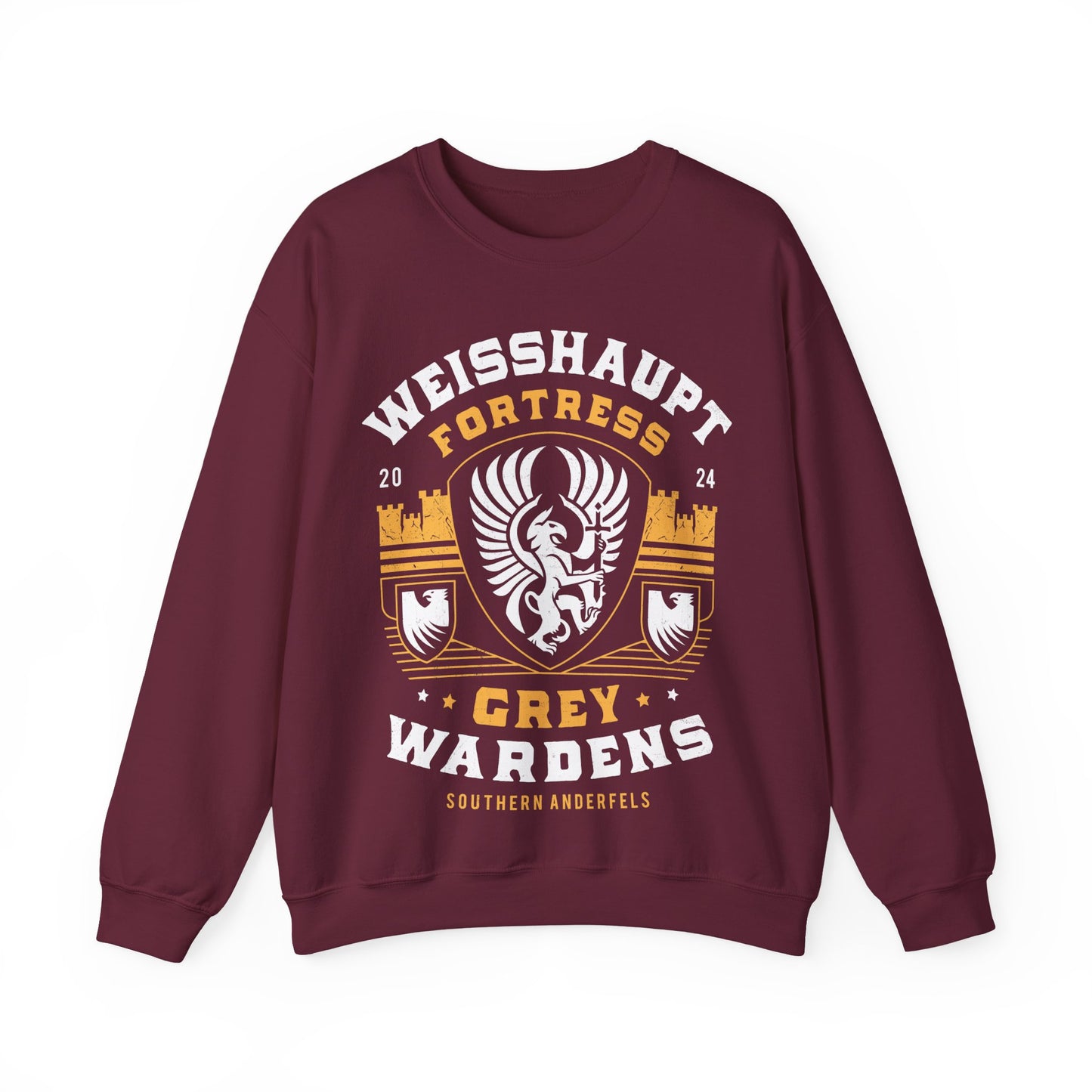 Grey Wardens Fortress Crest Unisex Crewneck Sweatshirt