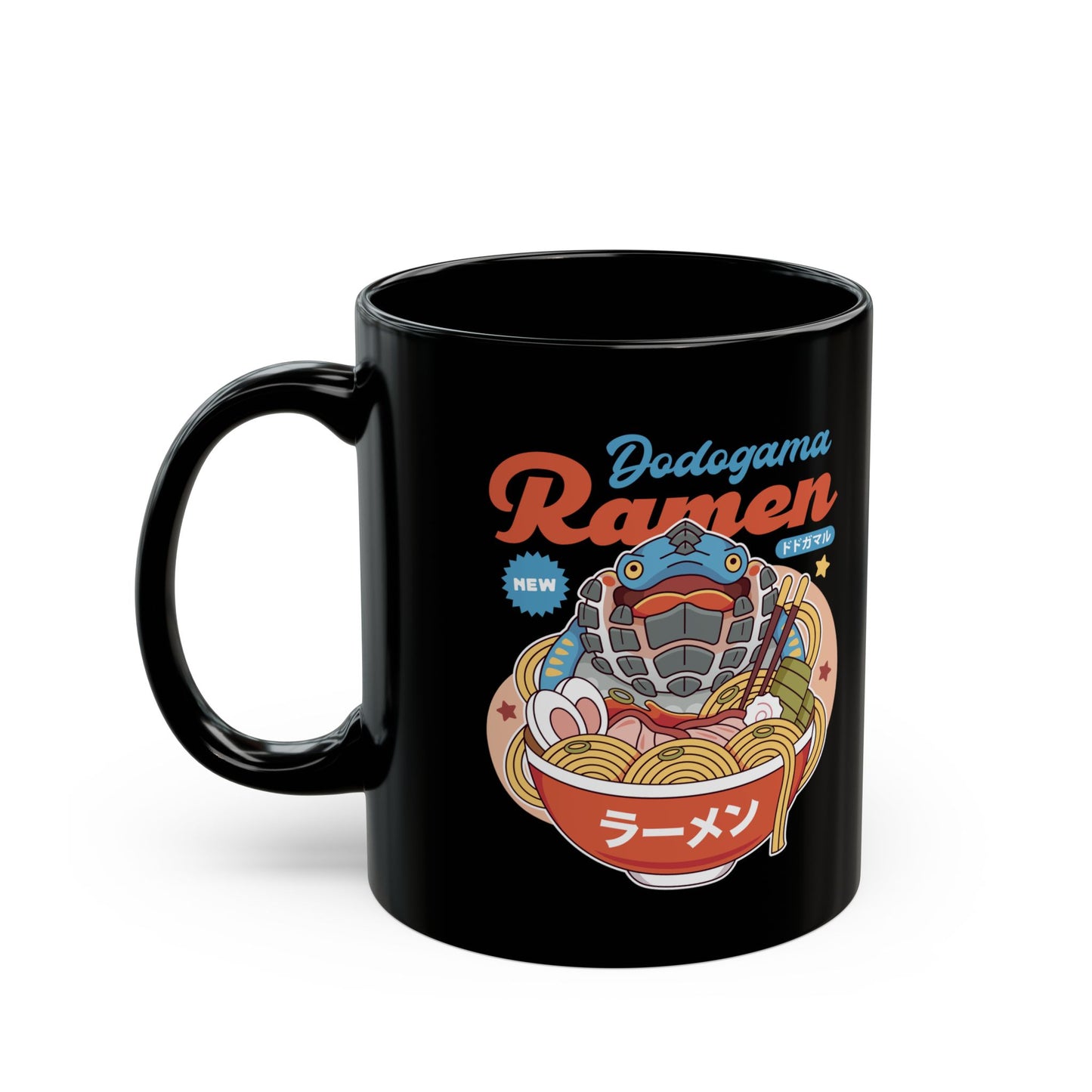 Dodogama Ramen Black Mug
