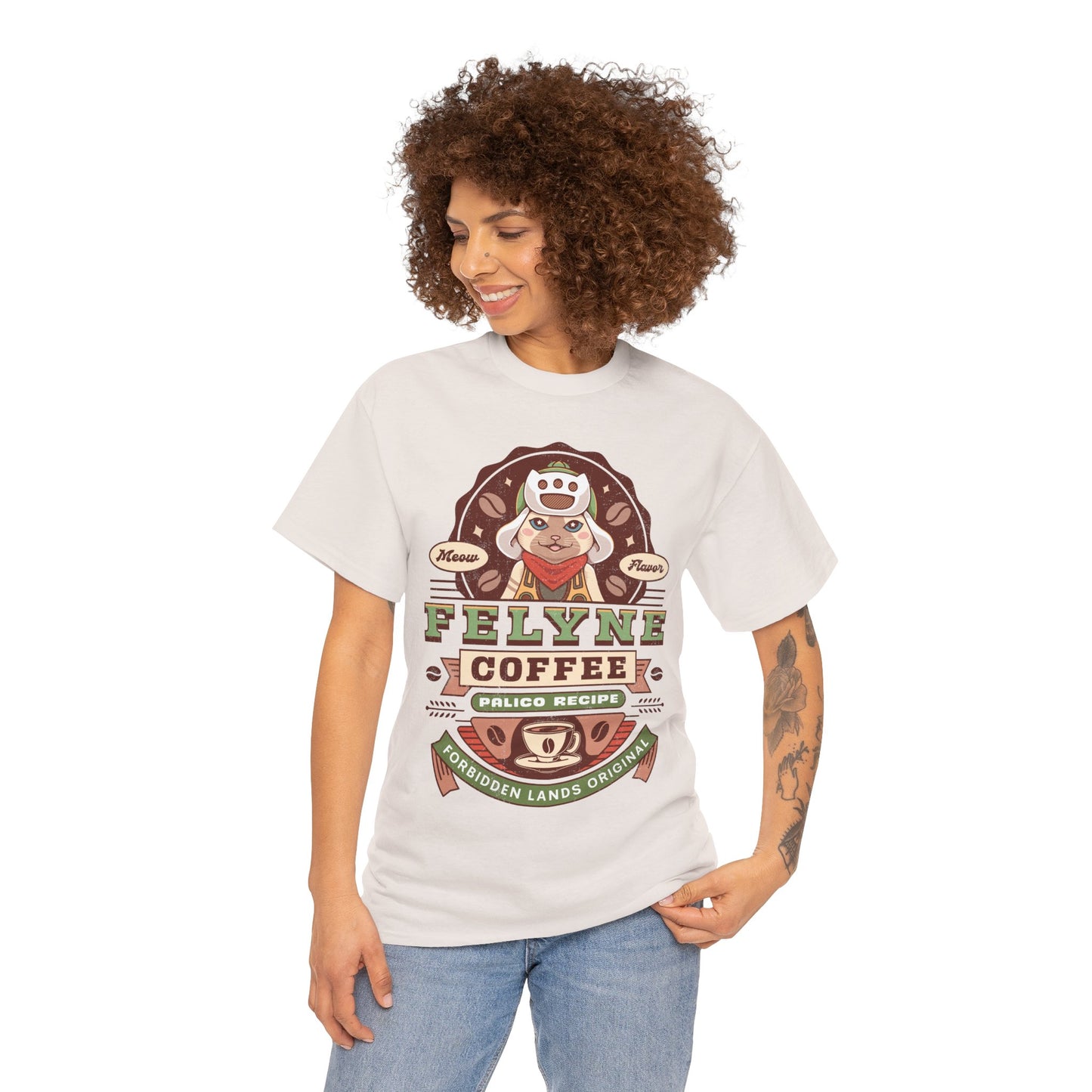 Felyne Palico Coffee Vintage Unisex T-Shirt