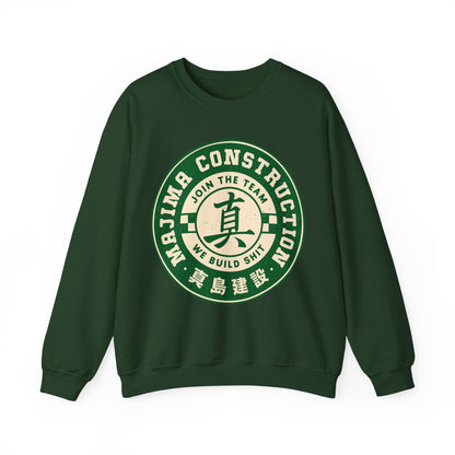 Majima Construction Emblem Crewneck Sweatshirt