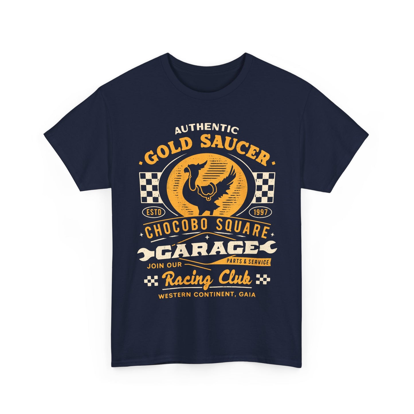 Gold Saucer Garage Vintage Unisex T-Shirt